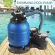 0.35hp Pro 2450gph 13 Sand Filter Above Ground 10000gal Swimming Pool Pump