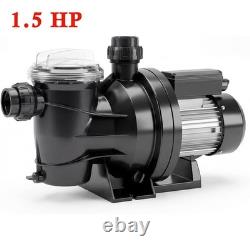 0.75/1.1/1.5 HP Swimming Pool Pump In/Above Ground With Strainer Filter Basket