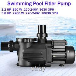 1.2-3HP High-Flow Pump Strainer Energy Saving Pump INGROUND Swimming POOL PUMP