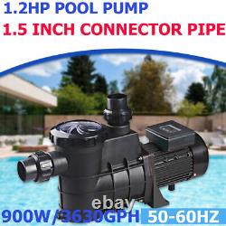 1.2HP Inground / Above Ground Swimming Pool Pump 1.5 NPT Single Speed Pump