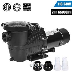 1.5/2HP 110-240V INGROUND Swimming POOL PUMP MOTOR withStrainer Hayward Replacemen