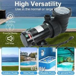 1.5 HP In/Above Ground Swimming Pool Pump, 110V 1.5HP + Single Speed + 110-120V