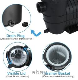 1.5 HP In/Above Ground Swimming Pool Pump, 110V 1.5HP + Single Speed + 110-120V 1.5 HP In/Above Ground Swimming Pool Pump, 110V 1.5HP + Single Speed + 110-120V