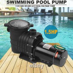 1.5 Hp Self Priming Swimming Pool Pump Dual voltage In Ground &Above Ground A++