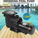 1.5 Hp Self Priming Swimming Pool Pump Dual Voltage In Ground &above Ground A++