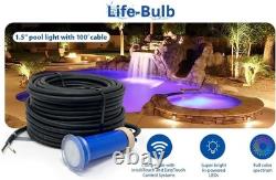 1.5 Inch Pool Light for Inground Pool with 100 Foot Cord Swimming Pool