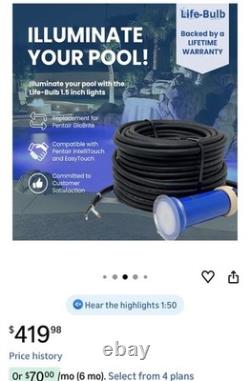 1.5 Inch Pool Light for Inground Pool with 100 Foot Cord Swimming Pool Ligh