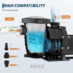 1.5HP 0.36hp Swimming Pool Pump Dual Speed Motor 1100With270W In/Above Ground