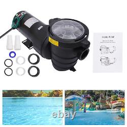 1.5HP 1100W Swimming Pool Pump In/Above Ground Fish Ponds with Strainer Basket