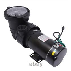 1.5HP 1100W Swimming Pool Pump In/Above Ground Fish Ponds with Strainer Basket