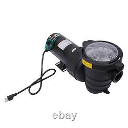 1.5HP 1100W Swimming Pool Pump In/Above Ground Fish Ponds with Strainer Basket