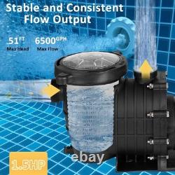 1.5HP 115/230v Inground Swimming Pool Pump Motor Strainer Hayward Replacement