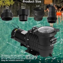 1.5HP 115/230v Inground Swimming Pool Pump Motor Strainer Hayward Replacement