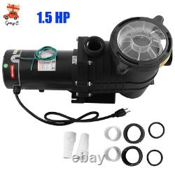 1.5HP 1Speed IN GROUND Swimming POOL PUMP MOTOR Strainer Above Inground 115/230V