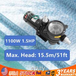 1.5HP 1Speed IN GROUND Swimming POOL PUMP MOTOR Strainer Above Inground 115/230V