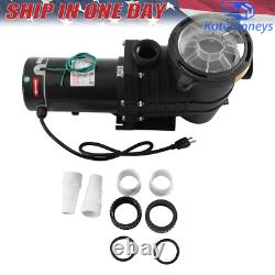 1.5HP 1Speed IN GROUND Swimming POOL PUMP MOTOR Strainer Above Inground 115/230V