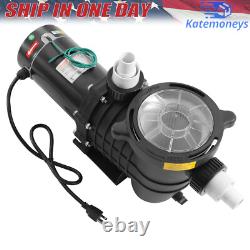 1.5HP 1Speed IN GROUND Swimming POOL PUMP MOTOR Strainer Above Inground 115/230V