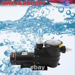 1.5HP 1Speed IN GROUND Swimming POOL PUMP MOTOR Strainer Above Inground 115/230V