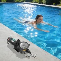 1.5HP 1Speed In Ground Motor Strainer Swimming Pool Above Inground Pump 115/230V