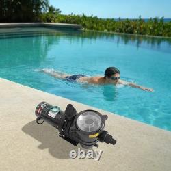 1.5HP 1Speed In Ground Motor Strainer Swimming Pool Above Inground Pump 115/230V