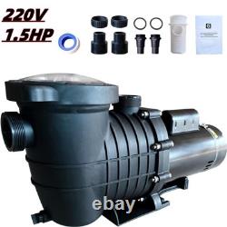 1.5HP 2-Speed Swimming Pool Pump 230V Above Ground Inground Self-Priming Motor