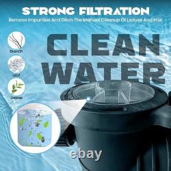 1.5HP 2-Speed Swimming Pool Pump 230V Above Ground Inground Self-Priming Motor