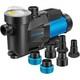 1.5hp 6360gph Self Primming Swimming Pool Pump In/above Ground With On/off Switch