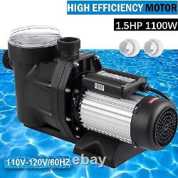 1.5HP 7500GPH Inground Swimming POOL PUMP MOTOR withStrainer For Hayward 110-120V