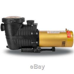 1.5HP Above Ground Swimming Pool Pump Motor Outdoor 5280GPH 3450RPM with Strainer