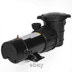 1.5HP Dual Speed Swimming Pool Pump Above Ground Spa 1.5 NPT Fitting Strainer