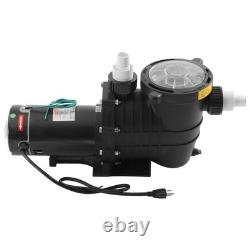 1.5HP In Ground Swimming Pool Above Inground Pump Motor Strainer 410L/min 1100W