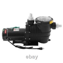 1.5HP In Ground Swimming Pool Above Inground Pump Motor Strainer 410L/min 1100W