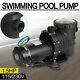 1.5hp In-ground Swimming Pool Pump Spa Motor Water Strainer Above Ground