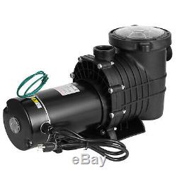 1.5HP In-Ground Swimming Pool Pump Spa Motor Water Strainer Above Ground