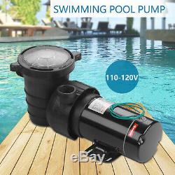 1.5HP Portable 110-120V Swimming Pool Water Pump Electric Pressure Water Filter