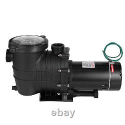 1.5HP Swimming Pool Pump In/Above Ground Pool Pump with Strainer Filter 115-230V