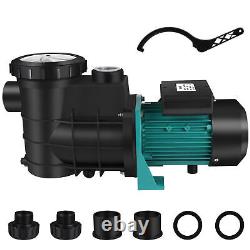 1.5HP Swimming Pool Pump In/Above Ground with Motor Strainer Filter Basket