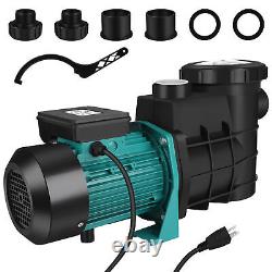 1.5HP Swimming Pool Pump In/Above Ground with Motor Strainer Filter Basket