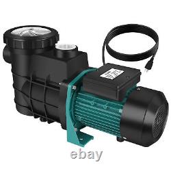 1.5HP Swimming Pool Pump In/Above Ground with Motor Strainer Filter Basket