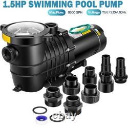 1.5HP Swimming Pool Pump Replacement for Hayward In/Above Ground 6500GPH 115/230