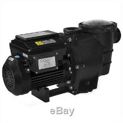 1.5HP Swimming Pool Pump Variable Speed Pump Digital LCD In-Ground Pool 230V