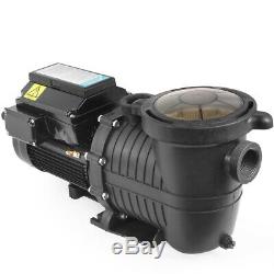 1.5HP Swimming Pool Pumps Variable 4-Speed Energy Efficiency Above InGround 220V