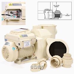 1.5HP Variable Speed InGround Pool Pump Swimming Pool 1.5 / 2 inch Fitting 230V
