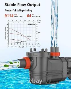 1.8HP Variable Speed Swimming Pool Pump