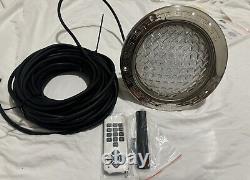 10-Inch 12-Volt Inground Pool Lights for Underwater Swimming Pool with Remote