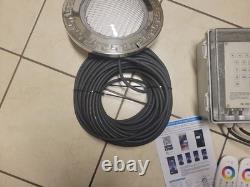 10 Inch LED Inground Pool Light, 12V 60W 100Ft Smart Swimming Pool Lighting