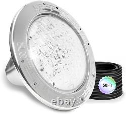 10 Inch Pool Light for Inground Pool (White), AC120V LED Pool Lights Suitable