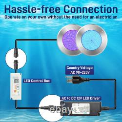 10 LED Pool Lights for Inground Pool Multicolor Swimming Pool Lights Waterproof