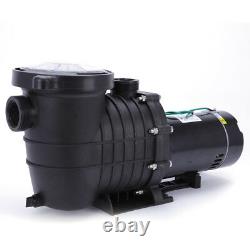 110-120V InGround Swimming Pool 1.0HP Portable Pump Motor With Filter Above Ground