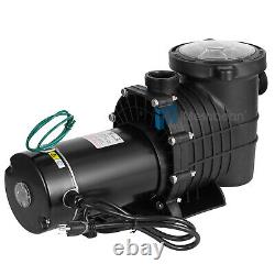 110-240V 1 1/2HP Swimming Pool Pump Motor In/Above Ground with Strainer Filter